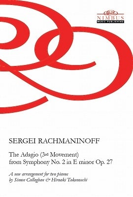 SCORE / スコア / RACHMANINOFF:SYMPHONY NO.2(ADAGIO)- ARRANGEMENT FOR TWO PIANOS