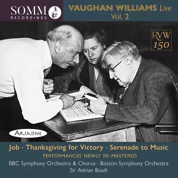 ADRIAN BOULT  / エイドリアン・ボールト / V.WILLIAMS LIVE VOL.2