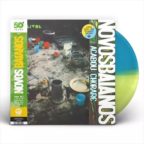 NOVOS BAIANOS / ノーヴォス・バイアーノス / ACABOU CHORARE (YELLOW & BLUE TRANSPARENT SPLIT LP, GATEFOLD COVER)