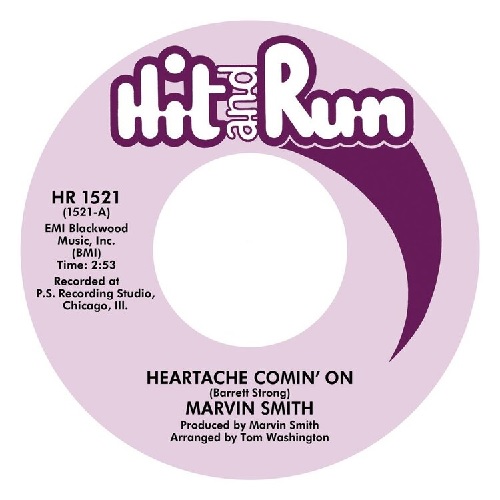 MARVIN SMITH / マーヴィン・スミス / HEARTACHE COMIN' ON / HEARTS MADE OF STONE (7")