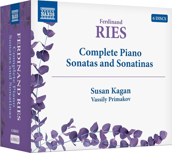 SUSAN KAGAN / スーザン・カガン / RIES: COMPLETE PIANO SONATAS AND SONATINAS