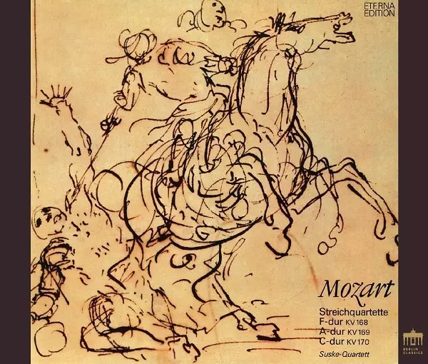 SUSKE QUARTETT (BERLINER STREICHQUARTETT) / ズスケ四重奏団(ベルリン弦楽四重奏団) / MOZART:STREICHQUARTETTE