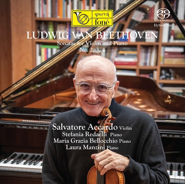 SALVATORE ACCARDO / サルヴァトーレ・アッカルド / BEETHOVEN: SONATAS FOR VIOLIN AND PIANO NOS.2, 3 & 4