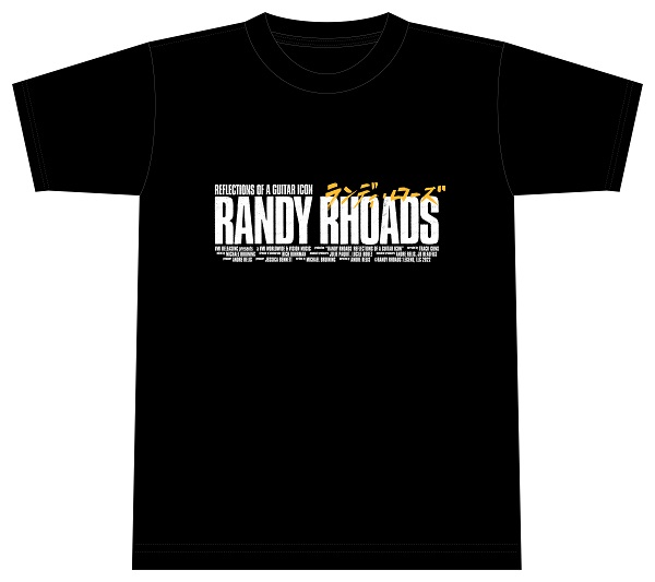 RANDY RHOADS / ランディ・ローズ / ランディ・ローズオリジナルTシャツ(ロゴver.)M