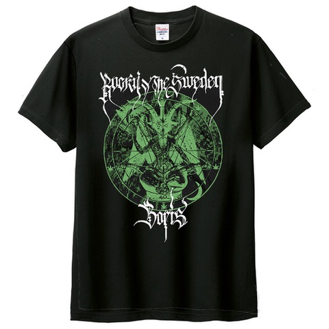 SPLIT T-SHIRT(L/BLACK)/ROCKY & THE SWEDEN /  Boris｜PUNK｜ディスクユニオン・オンラインショップ｜diskunion.net