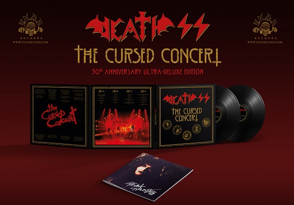 DEATH SS / Cursed concert - 30th anniversary edition(Solid black vinyl)