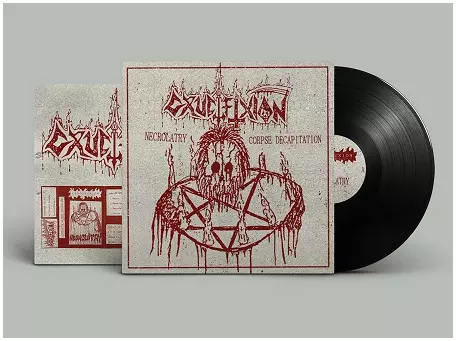 Necrolatry / Corpse decapitation(Solid black vinyl )/CRUCIFIXION