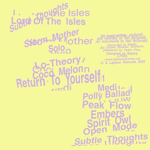 LORD OF THE ISLES / ロード・オブ・ザ・アイルズ / SUBTLE THOUGHTS (LP)