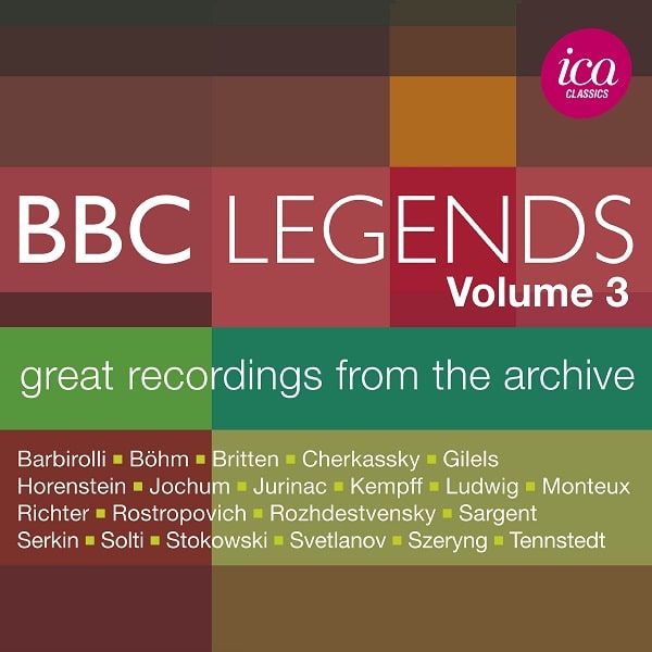 VARIOUS ARTISTS (CLASSIC) / オムニバス (CLASSIC) / BBC LEGENDS GREAT RECORDINGS FROM THE ARCHIVE VOL.3