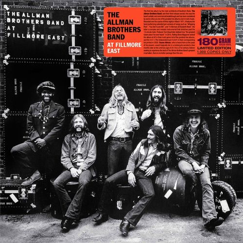 AT FILLMORE EAST (2LP)/ALLMAN BROTHERS BAND/オールマン・ブラザーズ・バンド/71年傑作ライヴ ・アルバムが180グラム重量盤2LPリイシュー!!｜OLD ROCK｜ディスクユニオン・オンラインショップ｜diskunion.net