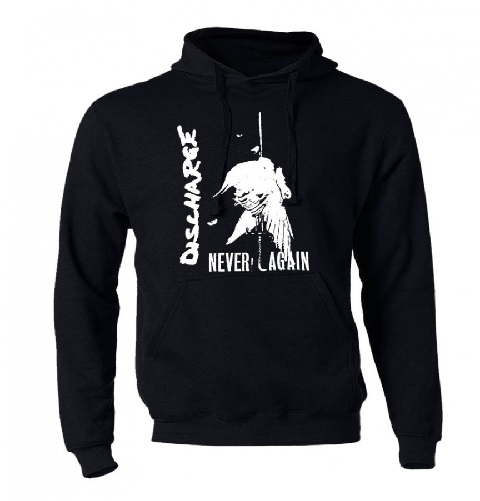 DISCHARGE / ディスチャージ / M/NEVER AGAIN HOODIE