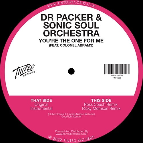 DR PACKER & SONIC SOUL ORCHESTRA / YOU'RE THE ONE FOR ME