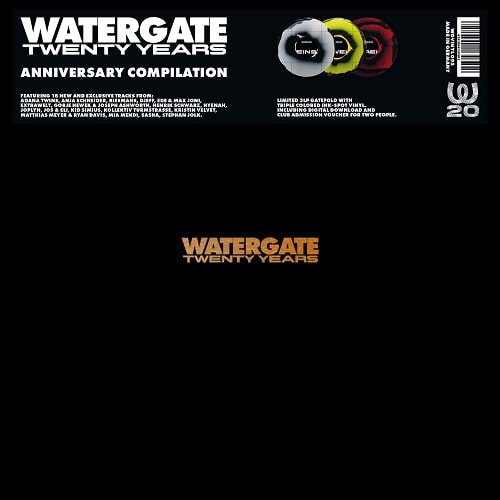 V.A. (WATERGATE) / WATERGATE 20 YEARS (3LP COLOR/DL CODE)