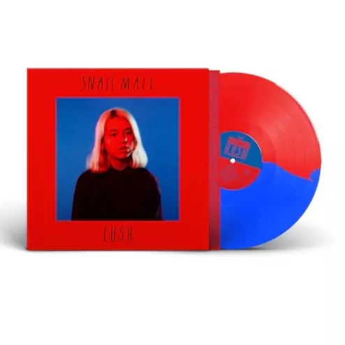 Snail Mail 「LUSH] レコード 限定カラー盤 LUSH (RED/BLUE SPLIT VINYL,ROUGH TRADE EXCLUSIVE)/SNAIL MAIL
