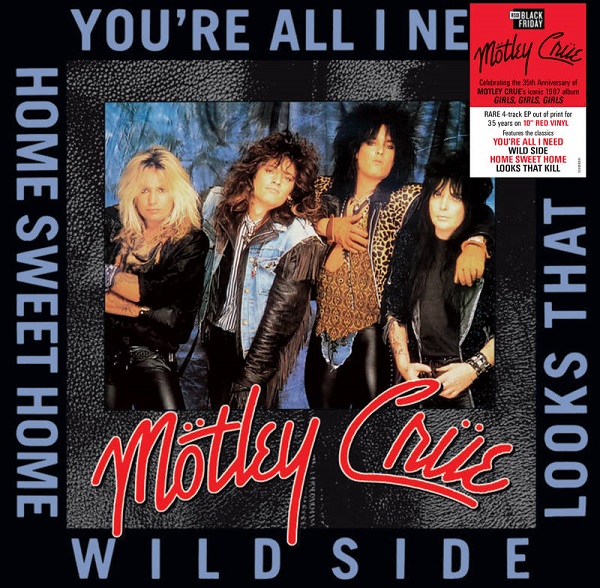 MOTLEY CRUE / モトリー・クルー / GIRLS, GIRLS, GIRLS TOUR [10"EP] (RED VINYL, FIRST TIME EVER RELEASED IN NORTH AMERICA, INDIE-EXCLUSIVE)