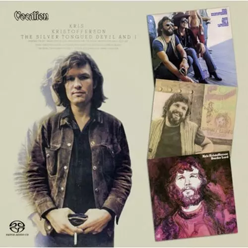 KRIS KRISTOFFERSON / クリス・クリストファーソン / THE SILVER TONGUED DEVIL AND I, BORDER LORD, JESUS WAS A CAPRICORN, SPOOKY LADY'S SIDESHOW (2 HYBRID SACD)