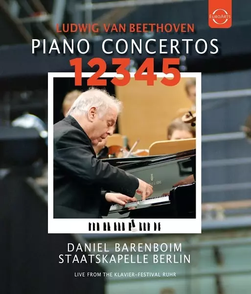 DANIEL BARENBOIM / ダニエル・バレンボイム / BEETHOVEN:PIANO CONCERTOS 1-5(Blu-ray)