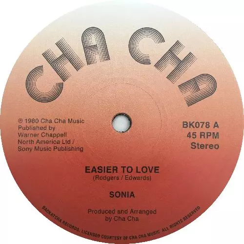 SONIA FERGUSON / EASIER TO LOVE (OFFICIAL 12" 45RPM SPEED)