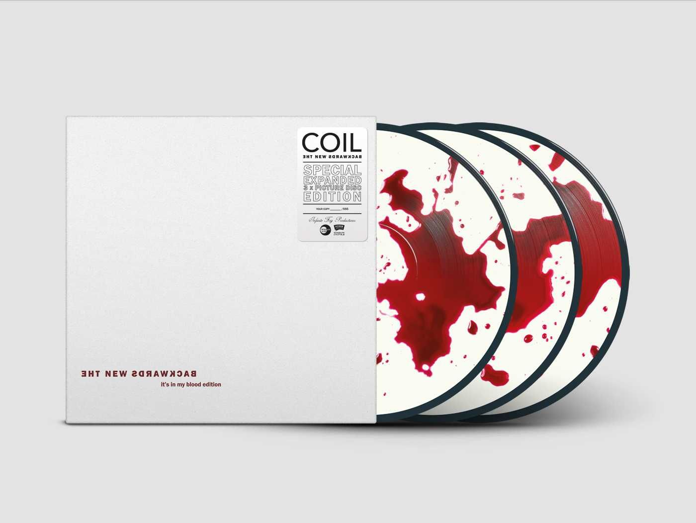 COIL / コイル / THE NEW BACKWARDS - IT'S IN MY BLOOD EDITION - PICTURE 3LP WITH SLIPMAT
