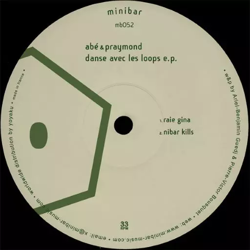 ABE & PRAYMOND / DANSE AVEC LES LOOPS E.P. (INCL. BEN VEDREN REMIX)