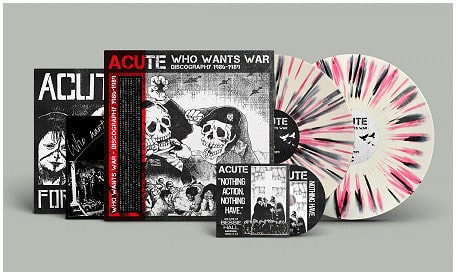 ACUTE (SAPPORO CITY 80'S HARDCORE) / WHO WANTS WAR - DISCOGRAPHY 1986-1989 (2LP+CD/DIEHARD SPLATTER VINYL)