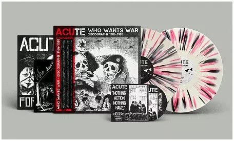 WHO WANTS WAR - DISCOGRAPHY 1986-1989 (2LP+CD/DIEHARD SPLATTER