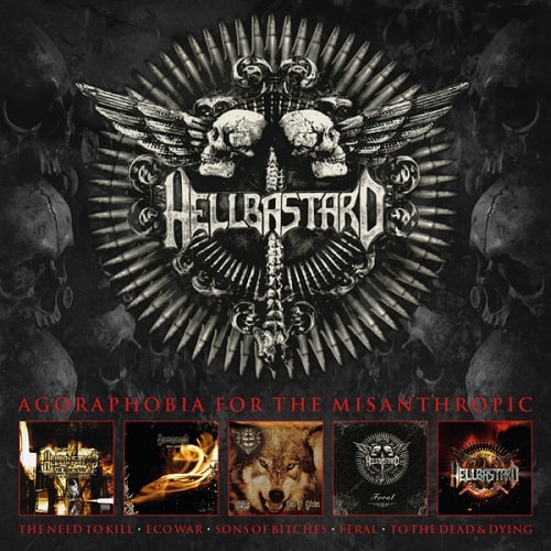 HELLBASTARD / ヘルバスタード / AGOROPHOBIA FOR THE MISANTHROPIC (4CD)