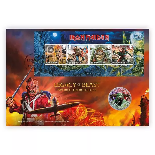 IRON MAIDEN / アイアン・メイデン / IRON MAIDEN LEGACY OF THE BEAST WORLD TOUR MEDAL COVER