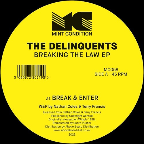 DELINQUENTS (UK TECH HOUSE) / BREAKING THE LAW EP