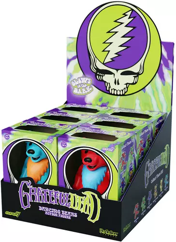 GRATEFUL DEAD / グレイトフル・デッド / REACTION WAVE 3 - DANCING BEARS GLOW BOX FLAT (6 FIGURES)