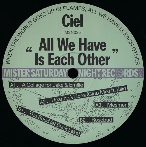 CIEL (CLUB) / ALL WE HAVE IS EACH OTHER