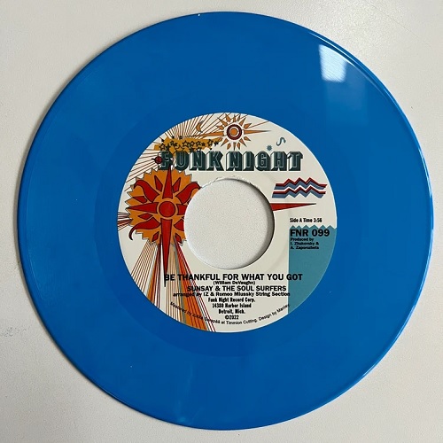 SOUL SURFERS / ソウル・サーファーズ / BE THANKFUL FOR WHAT YOU GOT (BLUE VINYL)