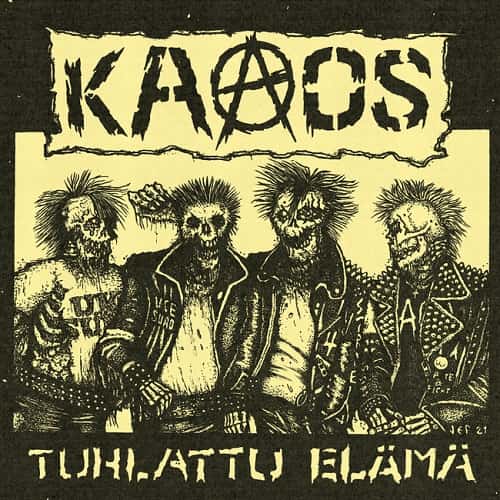 KAAOS / TUHLATTU ELAMA LIVE 1981 (LP)
