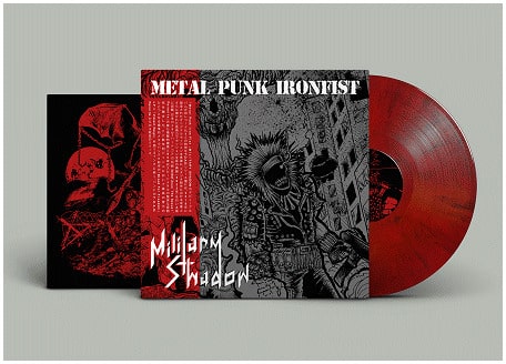 MILITARY SHADOW / METAL PUNK IRONFIST (LP/DIEHARD MARBLE RED VINYL)