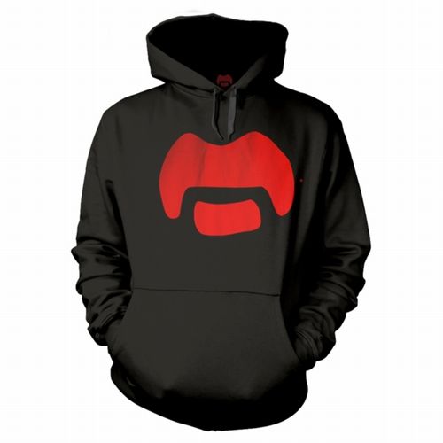 FRANK ZAPPA (& THE MOTHERS OF INVENTION) / フランク・ザッパ / MOUSTACHE [BLACK] (HOODED SWEATSHIRT X-SMALL)