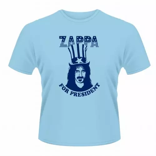 FRANK ZAPPA (& THE MOTHERS OF INVENTION) / フランク・ザッパ / ZAPPA FOR PRESIDENT (BLUE) [BLUE] (T-SHIRT X-LARGE)