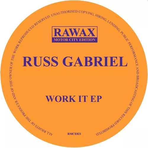 RUSS GABRIEL / ラス・ゲイブリエル / WORK IT EP
