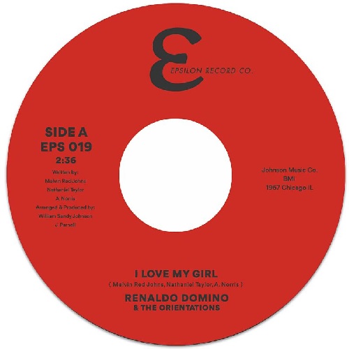 RENALDO DOMINO / I LOVE MY GIRL / I'M HIP TO YOUR GAME (7")