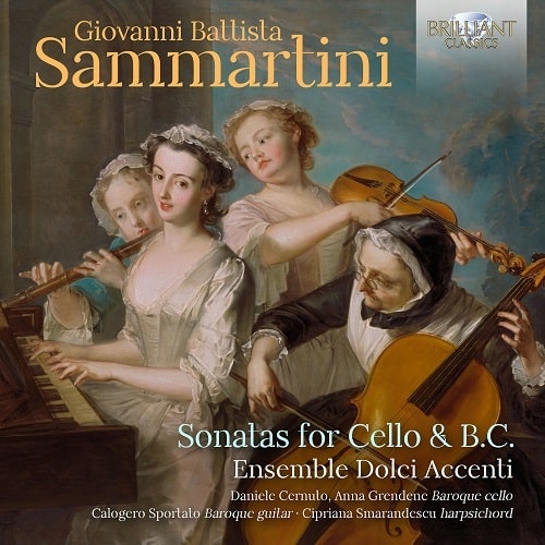 SAMMARTINI:SONATAS FOR CELLO&B.C./ENSEMBLE DOLCI ACCENTI/アンサンブル・ドルチ・アチェ ...