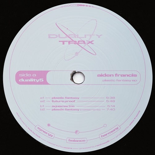 AIDEN FRANCIS / PLASTIC FANTASY EP