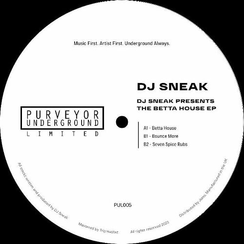 DJ SNEAK / DJスニーク / BETTA HOUSE EP
