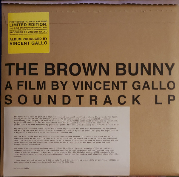 BROWN BUNNY (MOTION PICTURE SOUNDTRACK) / ブラウン・バニー (モーション・ピクチャー・サウンド