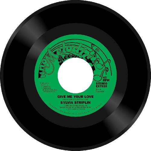 SYLVIA STRIPLIN / シルヴィア・ストリプリン / GIVE ME YOUR LOVE / YOU CAN'T TURN ME AWAY (7")