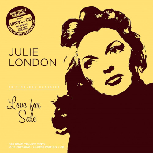 JULIE LONDON / ジュリー・ロンドン / Love For Sale (YELLOW VINYL+CD)