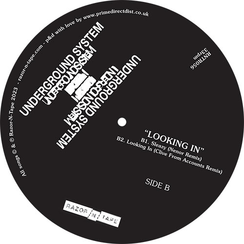 UNDERGROUND SYSTEM / LOOKING IN EP (NENOR & CLIVE FROM ACCOUNTS REMIXES)