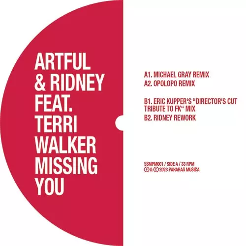 MISSING YOU/ARTFUL & RIDNEY FT. TERRI WALKER/RECORD STORE DAY