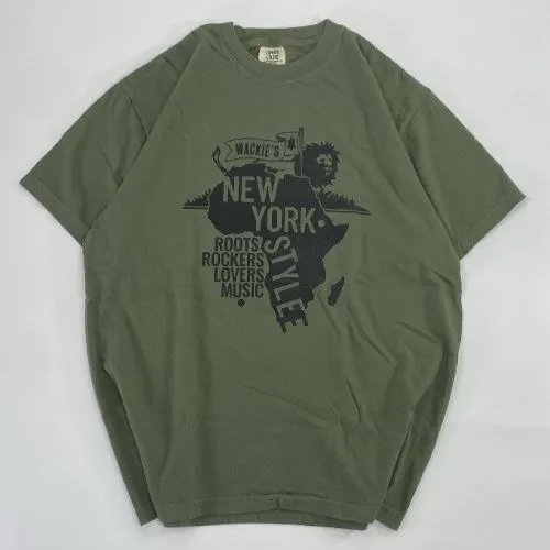 WACKIE'S T SHIRTS / NEW YORK STYLEE T-SHIRT OLIVE GREEN S