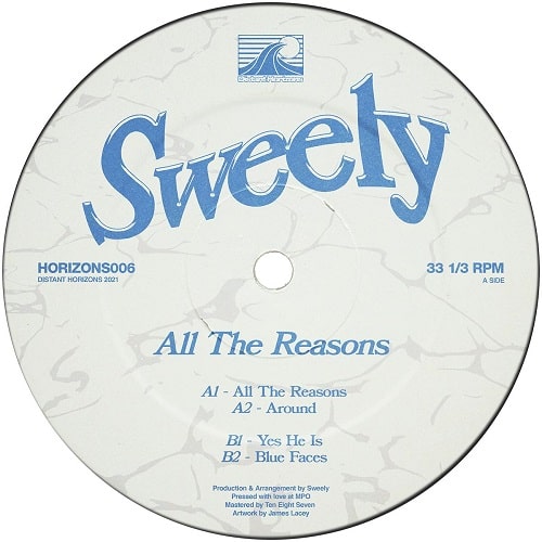SWEELY / ALL THE REASONS [BLUE MARBLED VINYL]