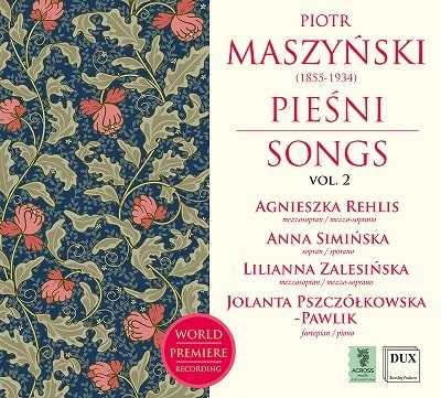 AGNIESZKA REHLIS / アグニエシュカ・レーリス / MASZYNSKI:SONGS VOL.2