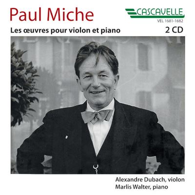 ALEXANDRE DUBACH / アレクサンドル・デュバク / MICHE:LES OEUVRES POUR VIOLON ET PIANO